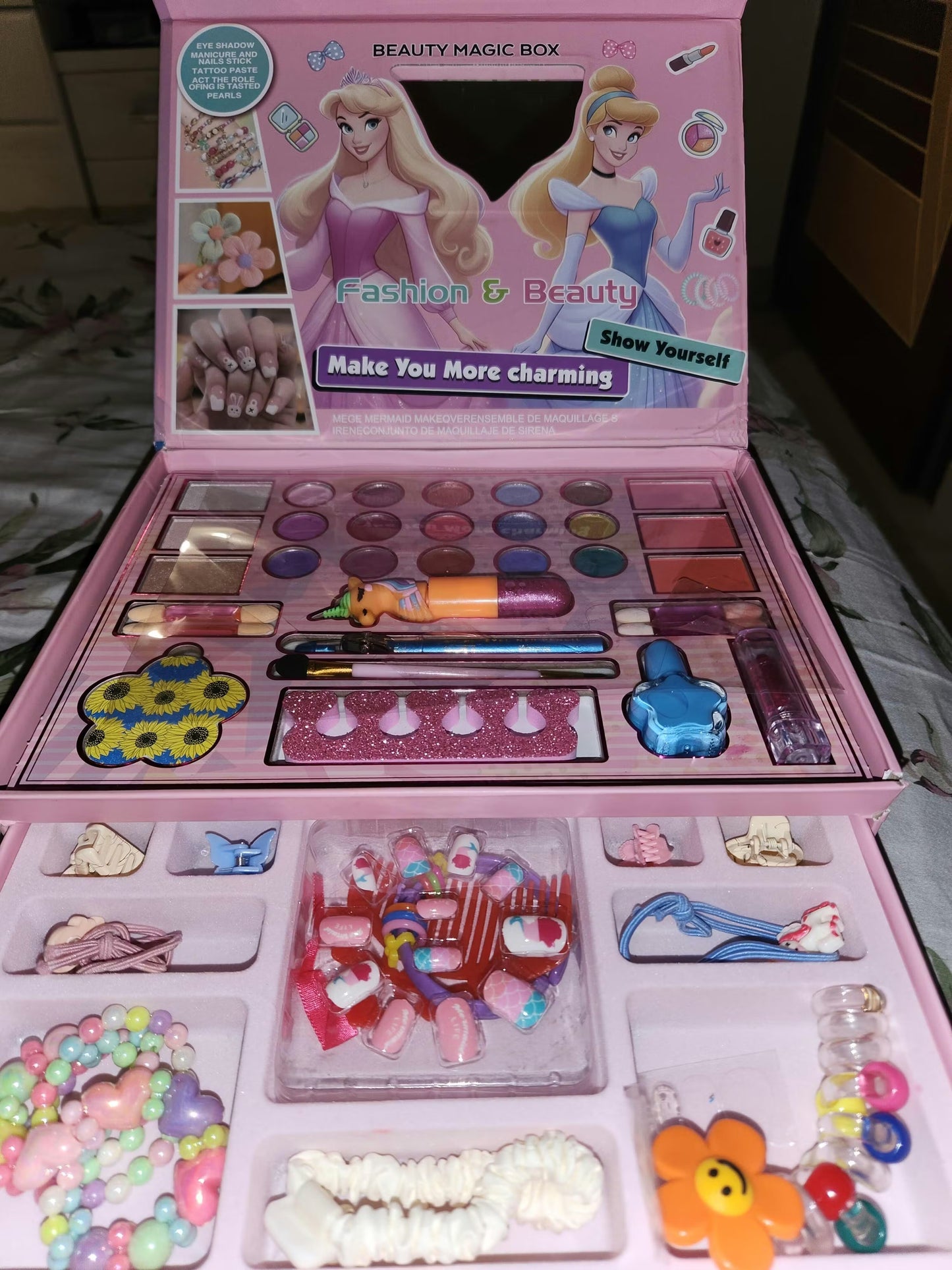 Beauty Makeup Set for Girls – Luxury Accessory & Makeup Play Kit 🎀✨