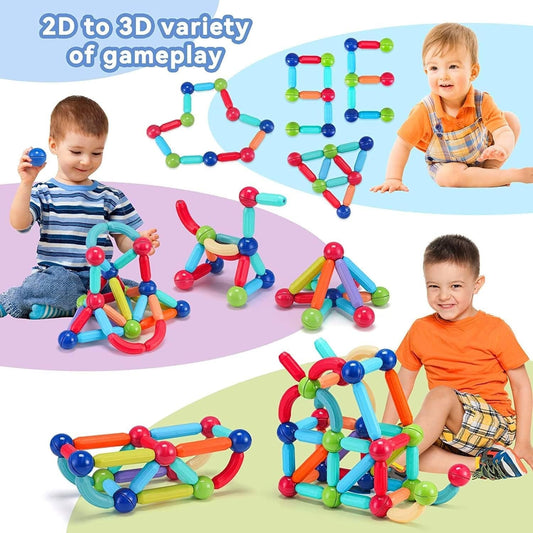 Magnetic Building Blocks – 25 PCS Educational Toy