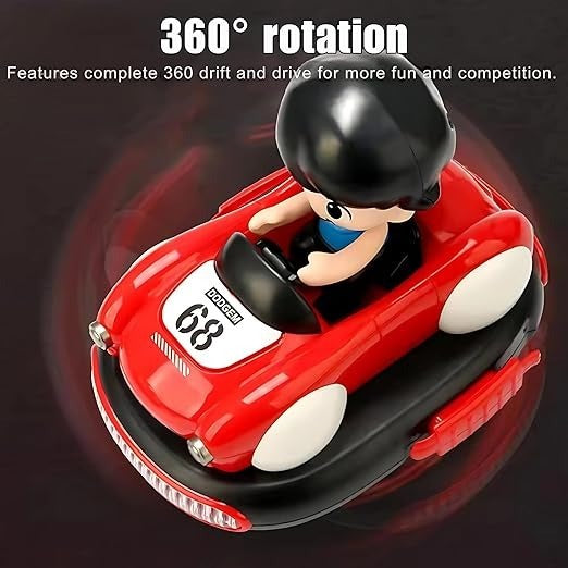 Ejection Bumper Car – 2.4G Battle Edition (LED + Music + Pop-Up Driver)