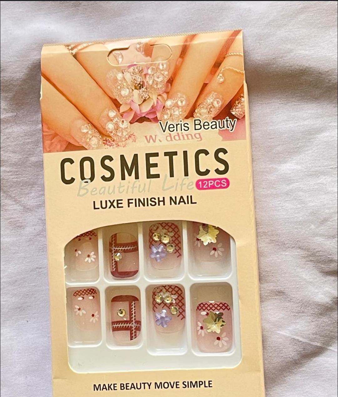 Luxe Finish Artificial Nails – Beautiful Life Cosmetics (12 Pcs Set)