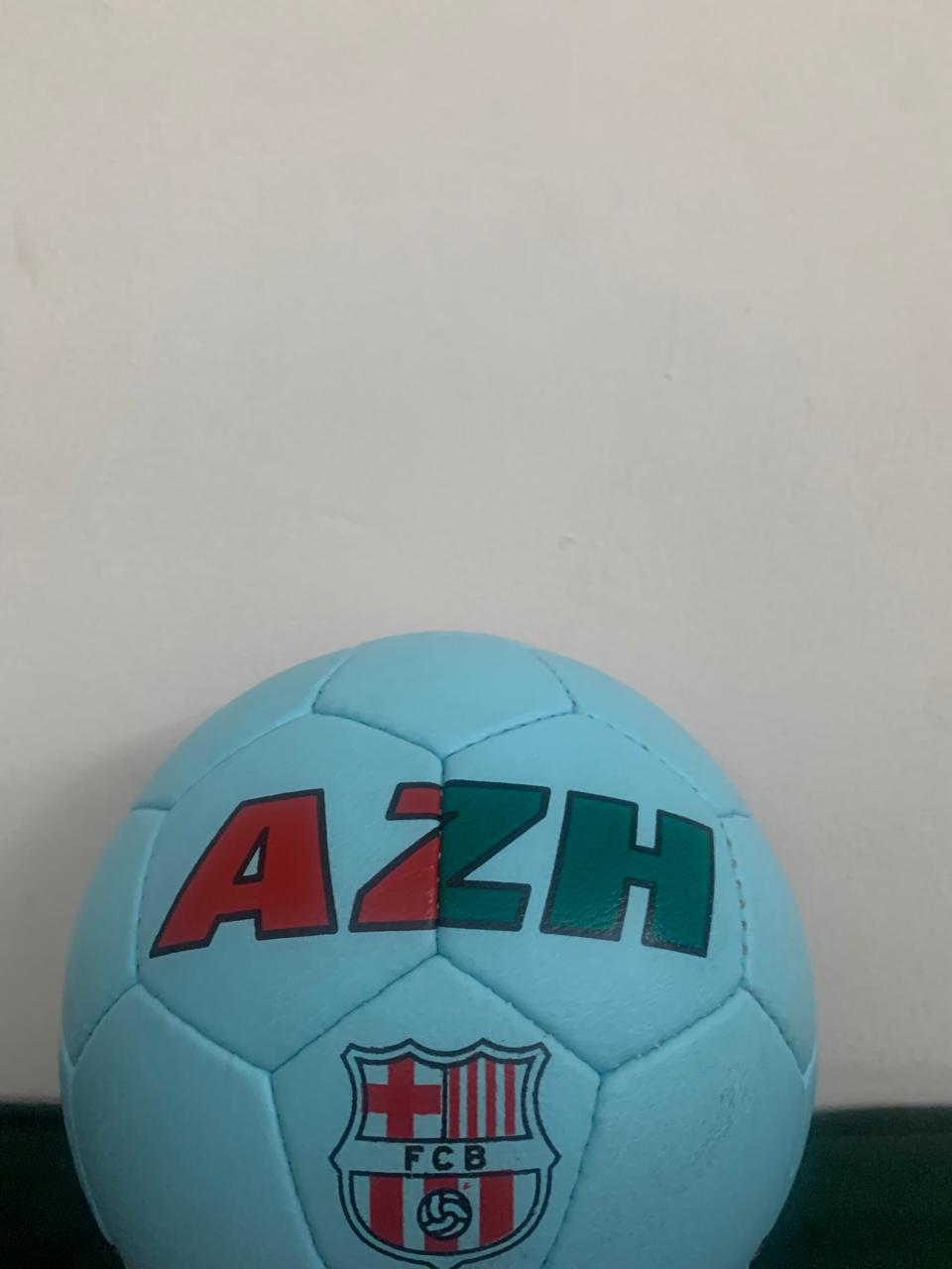 Barcelona FCB Hand-Stitched Football – Premium Quality Size 4 Match And Training Ball
