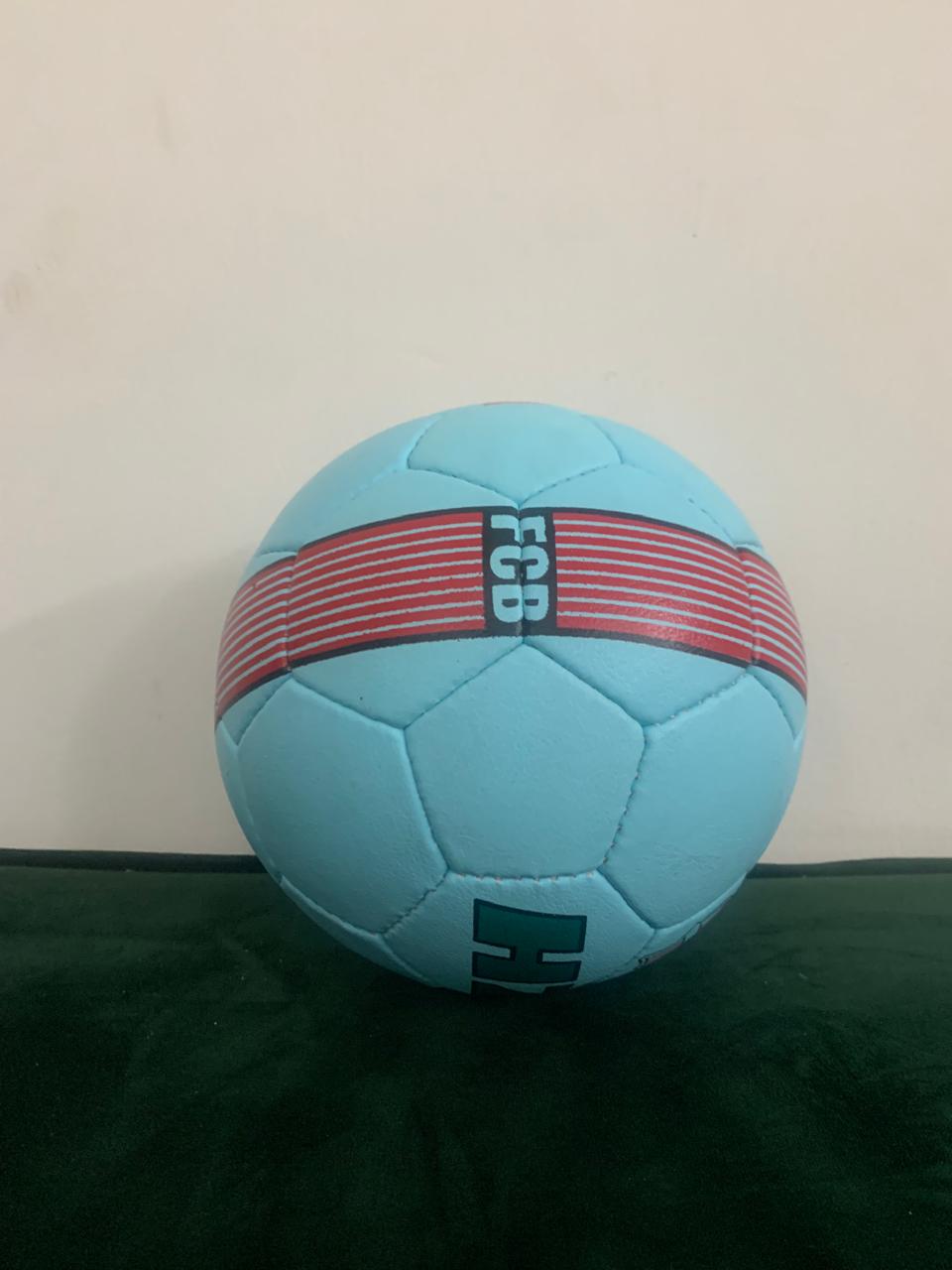 Barcelona FCB Hand-Stitched Football – Premium Quality Size 4 Match And Training Ball