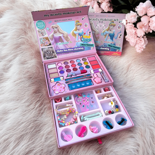 Beauty Makeup Set for Girls – Luxury Accessory & Makeup Play Kit 🎀✨