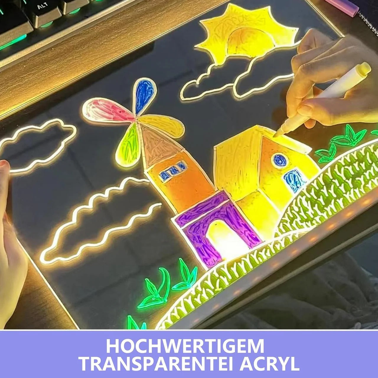 DIY LED Message Board &amp; Luminous Lamp