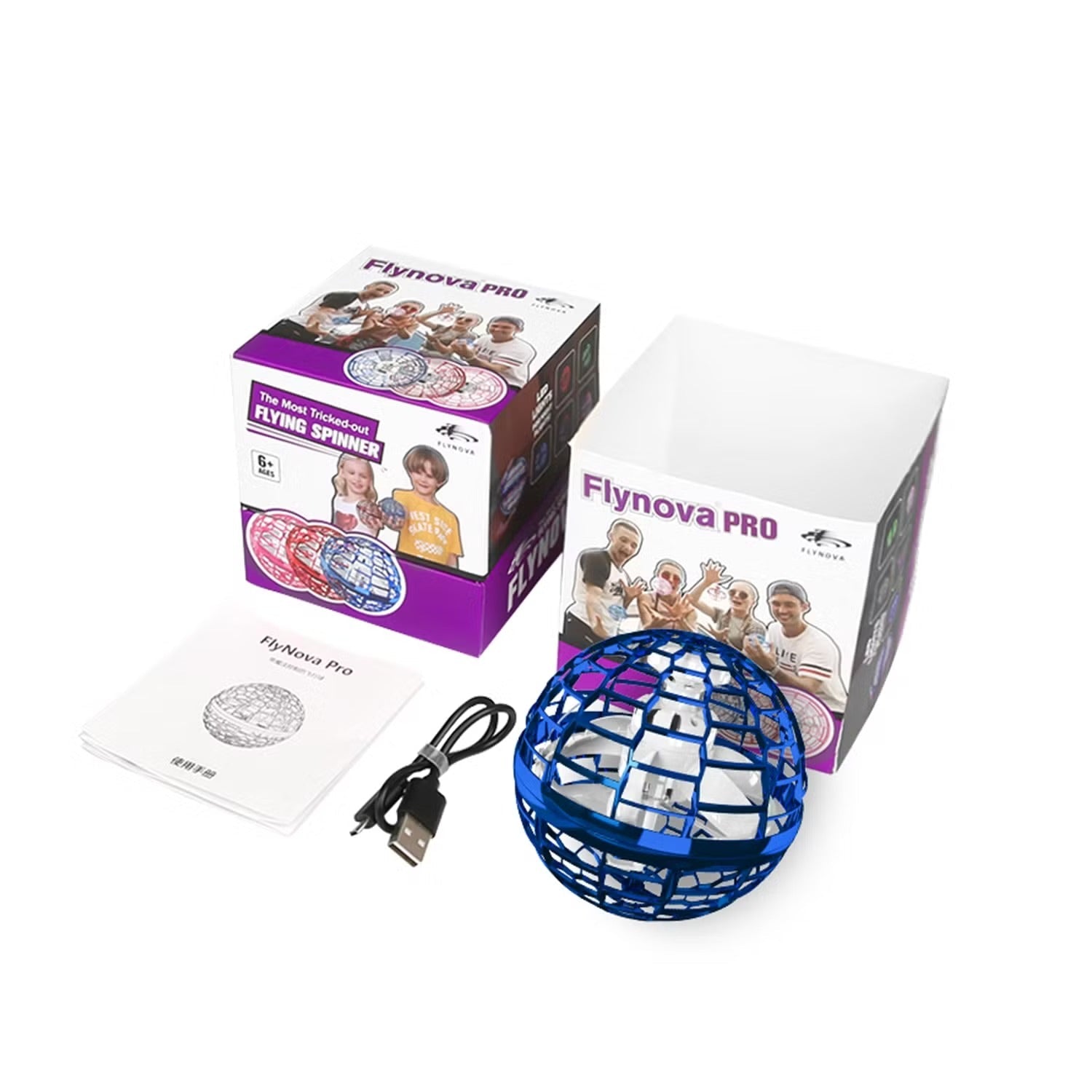 Flynova PRO – Flying Spinner Ball Toy with Remote Control