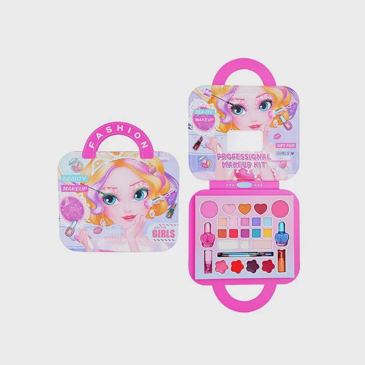 Mini Beauty Makeup Set for Girls – Cute Fashion Carry Box 🎀