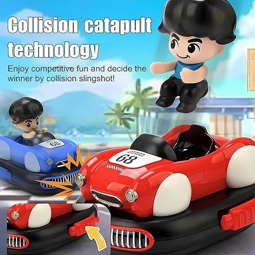 Ejection Bumper Car – 2.4G Battle Edition (LED + Music + Pop-Up Driver)